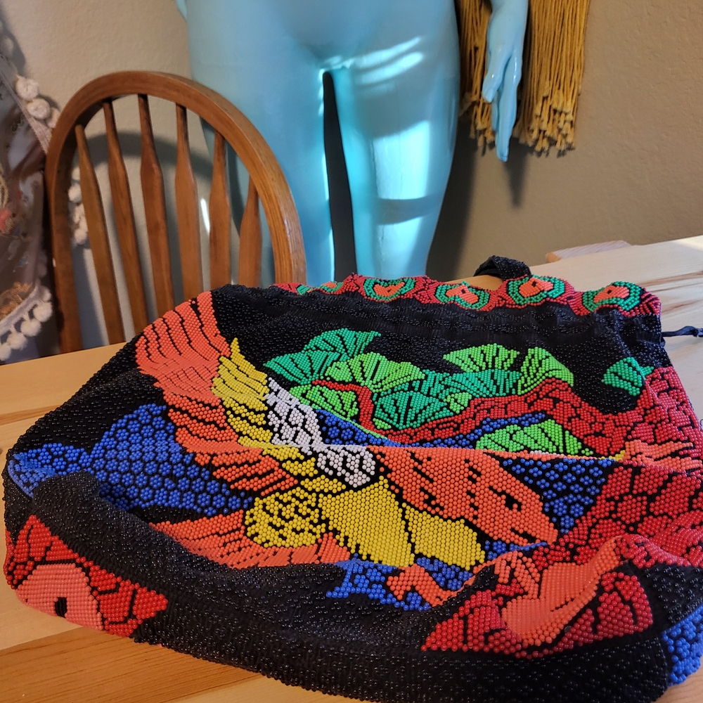 Vintage America Multicolor Beaded Bag - Picture 9 of 16